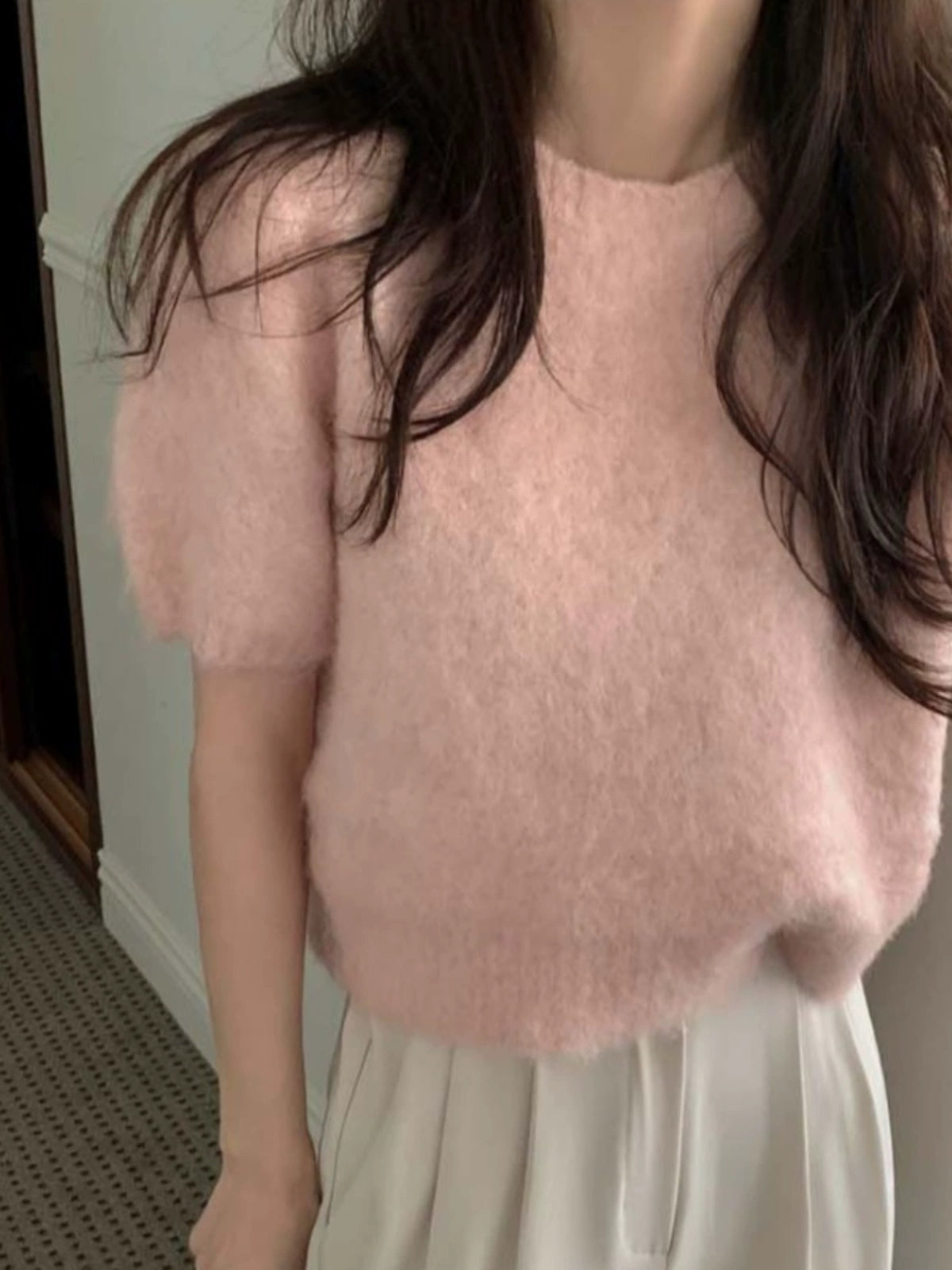 サマーモヘアタッチTシャツ