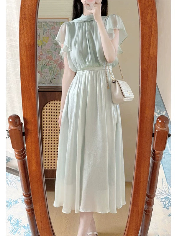 シフォンプリーツセットアップ