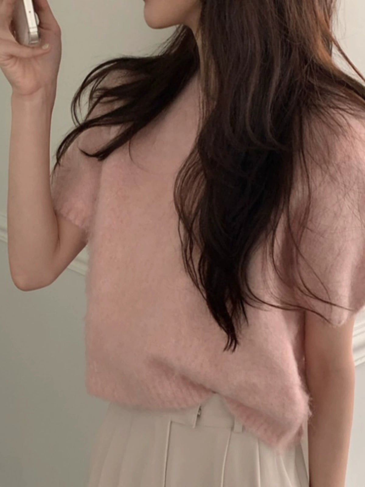 サマーモヘアタッチTシャツ