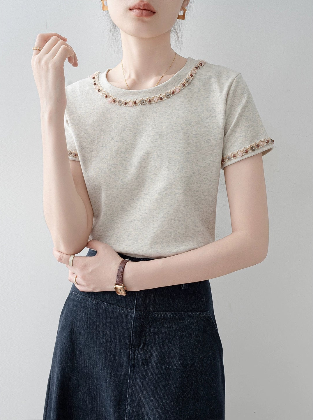 グレースパールブレードTシャツ