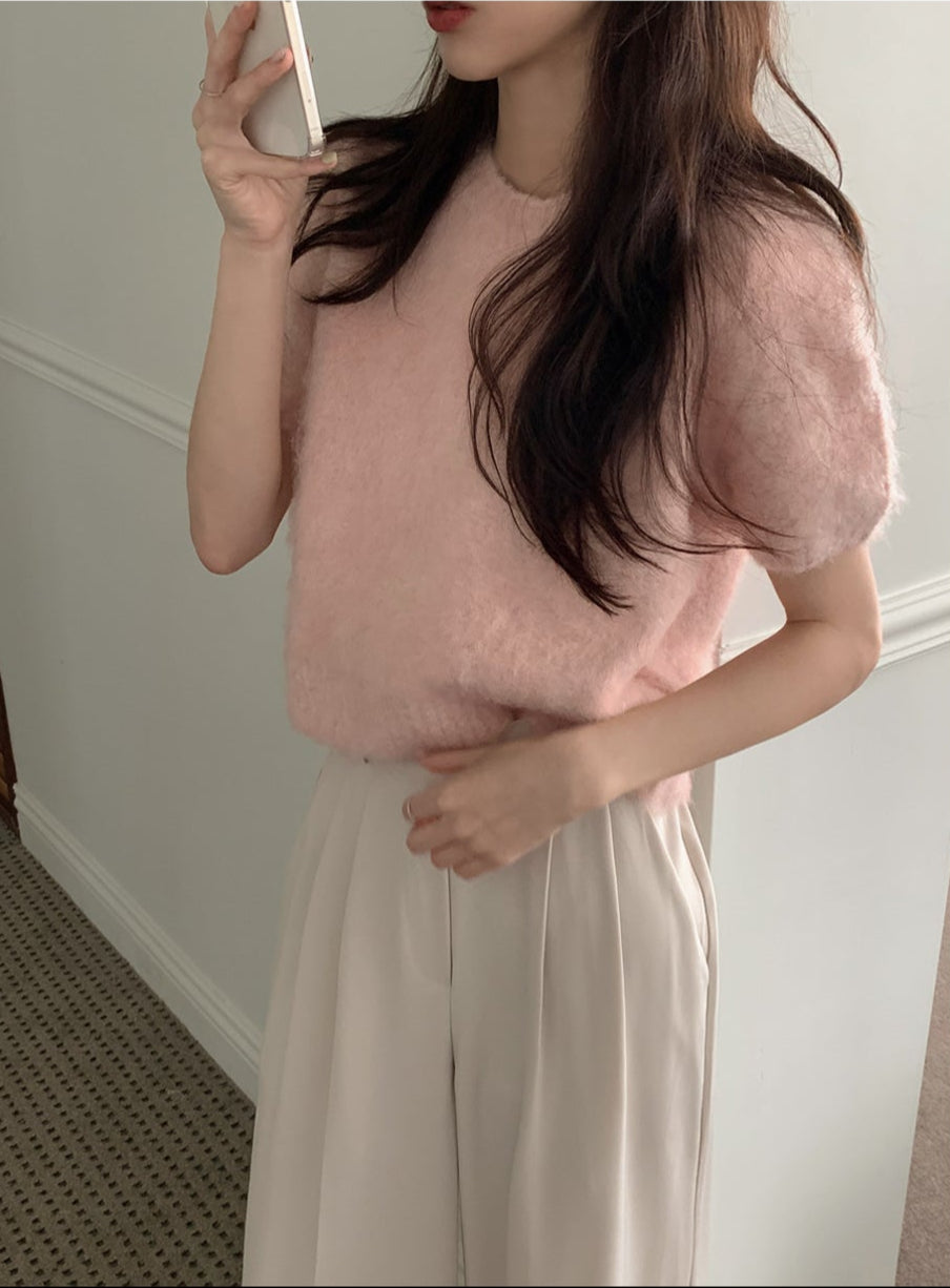サマーモヘアタッチTシャツ