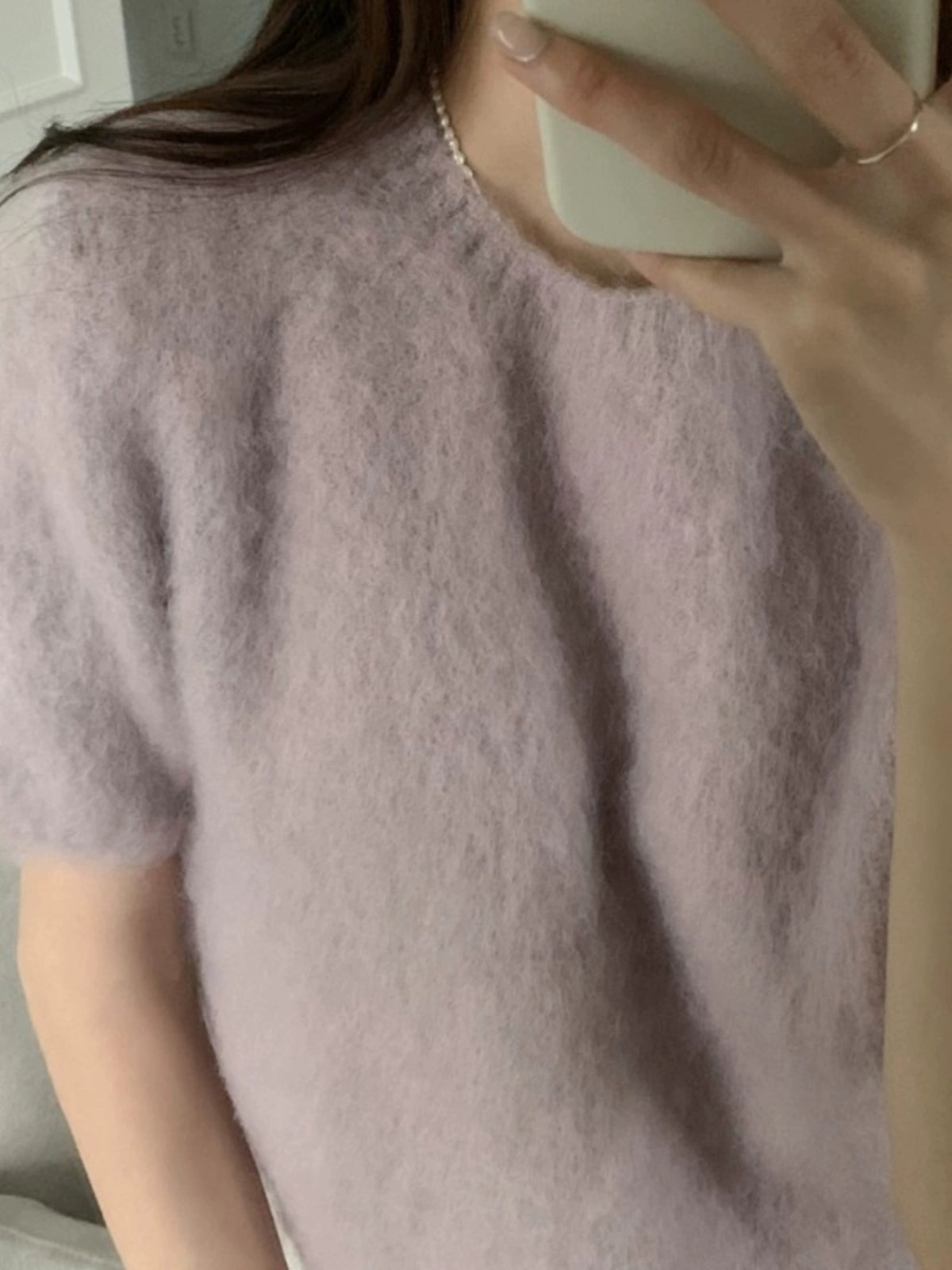 サマーモヘアタッチTシャツ